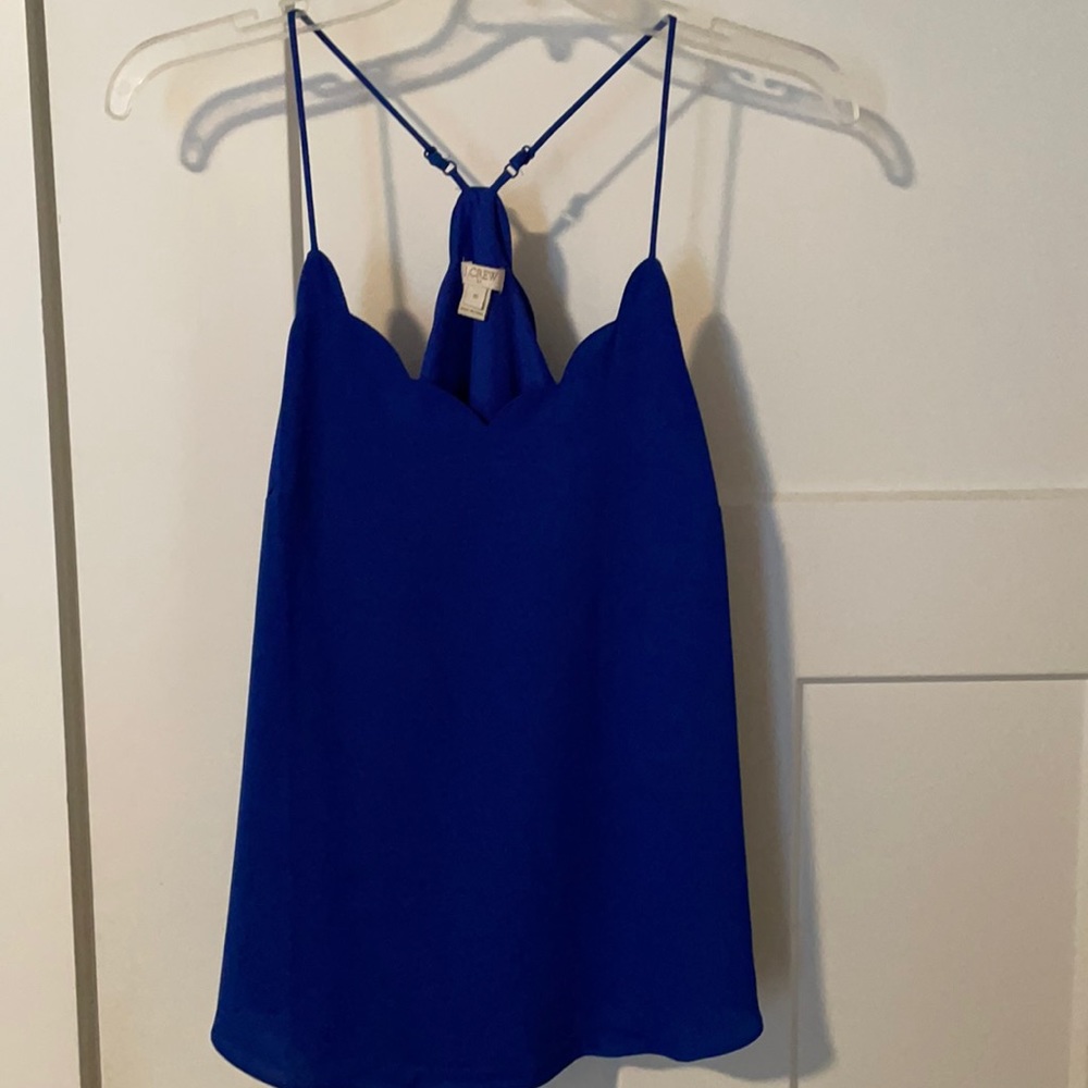 J Crew blue top